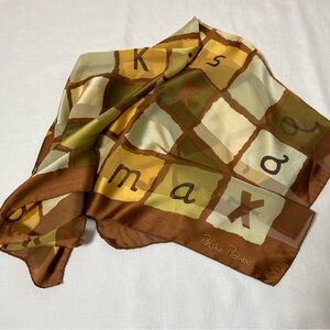 Vintage Paloma Picasso Hand-rolled Silk Scarf